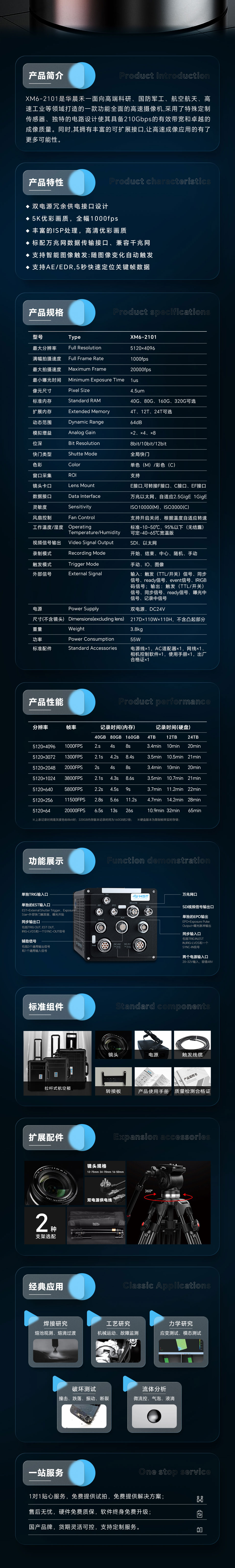 高速攝像機XM6-2101